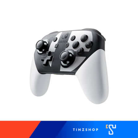 จอยเกมไร้สาย Nintendo Switch Pro Controller Smash Bros. Edition สีขาว_1